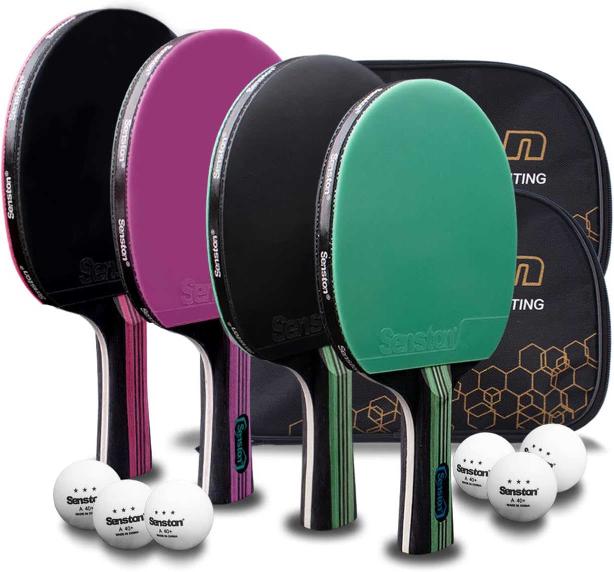 Ensemble de 4 raquettes de ten - Table Tennis Reference avis et prix