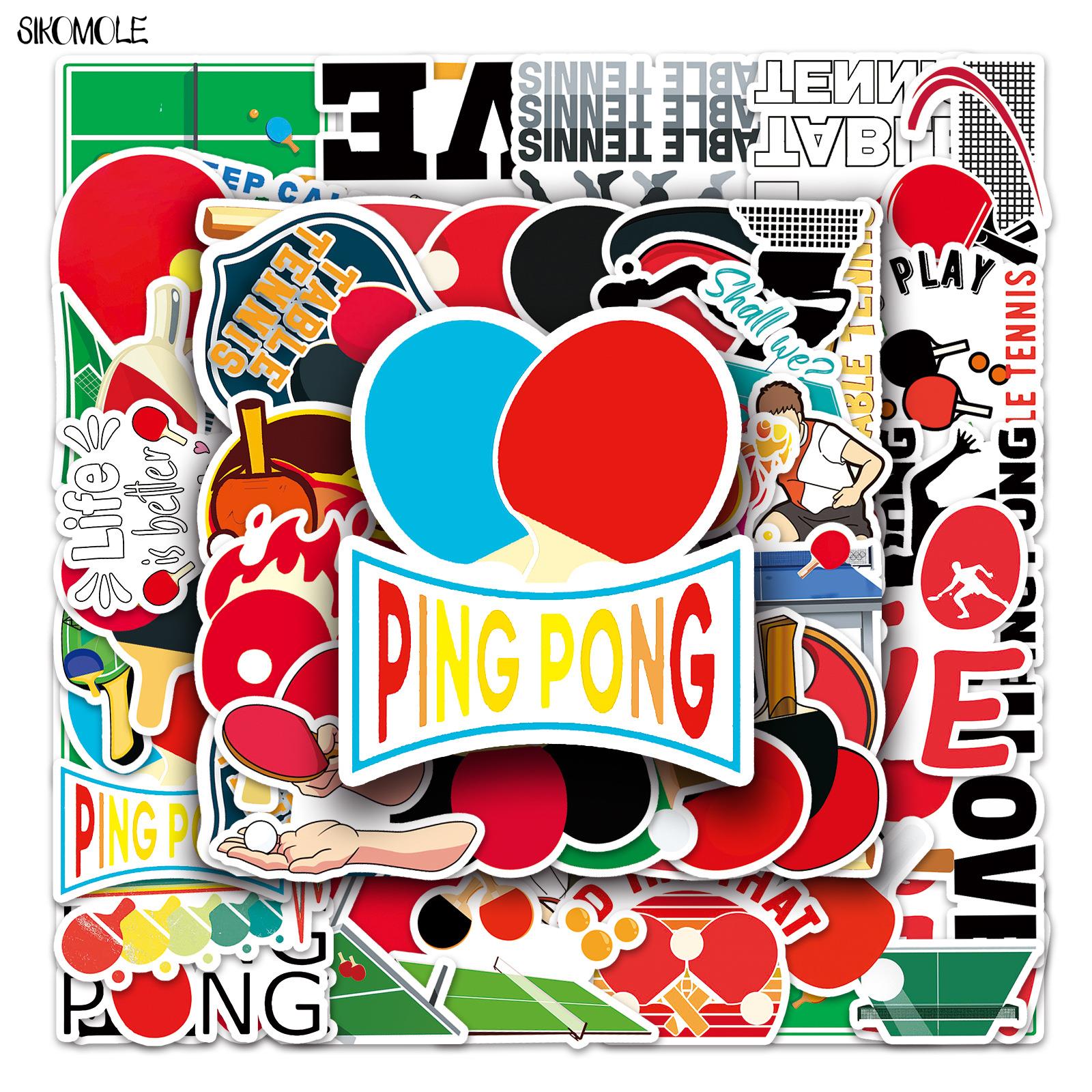 Autocollants de balle de ping- - Table Tennis Olympics avis et prix