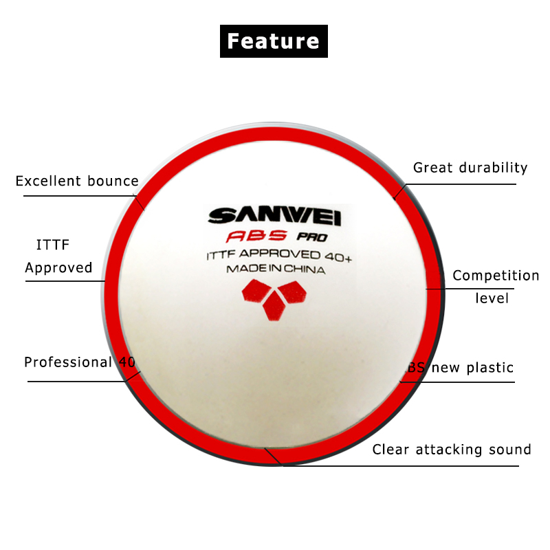 SANWEI ABS PRO 3 étoiles 40 +  - Table Tennis Olympics avis et prix