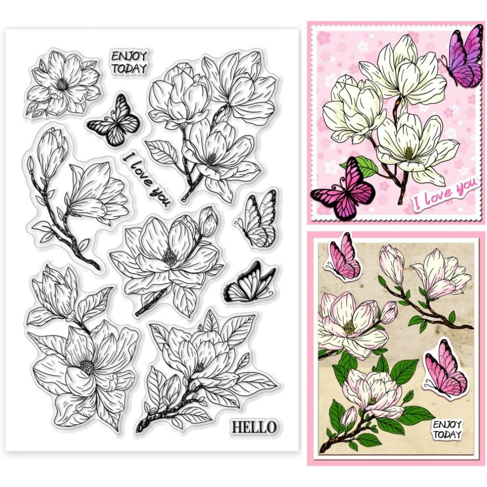 Tampon Transparent en forme de - Butterfly Rubber Sheet avis et prix